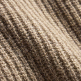 Lightweight Cashmere 1/4 Button Sweater - Coyote