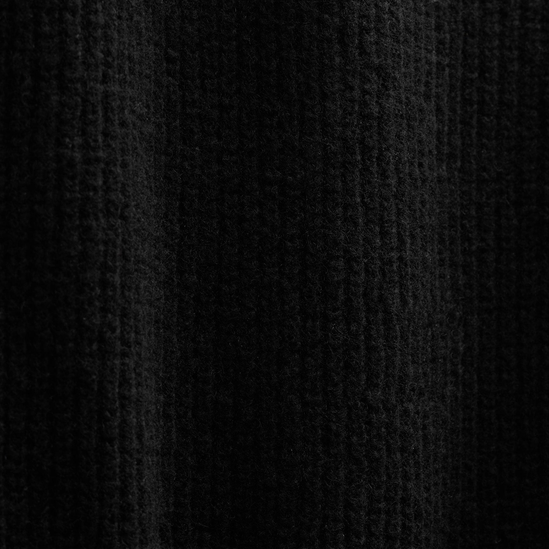 Lightweight Cashmere Button Funnel Neck In Black | James Perse Los Angeles FLAT