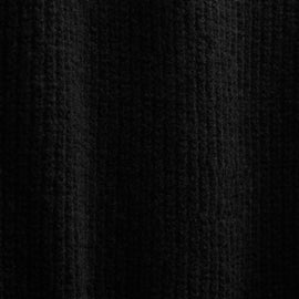 Lightweight Cashmere Button Funnel Neck In Black | James Perse Los Angeles FLAT