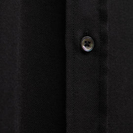 Cotton Cashmere Twill Shirt in Black | James Perse Los Angeles