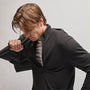 French Terry Zip Up in Black | James Perse Los Angeles
