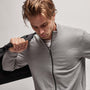 French Terry Zip Up in Silver Grey | James Perse Los Angeles