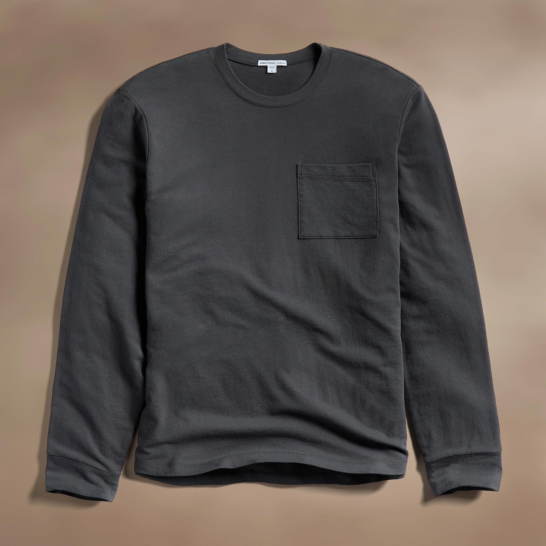 Palm Tree Sweat Top in Magma/Black | James Perse Los Angeles