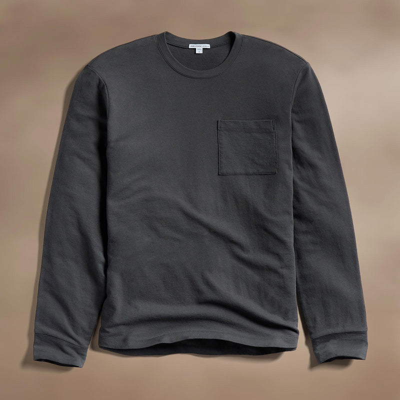 Palm Tree Sweat Top in Magma/Black | James Perse Los Angeles