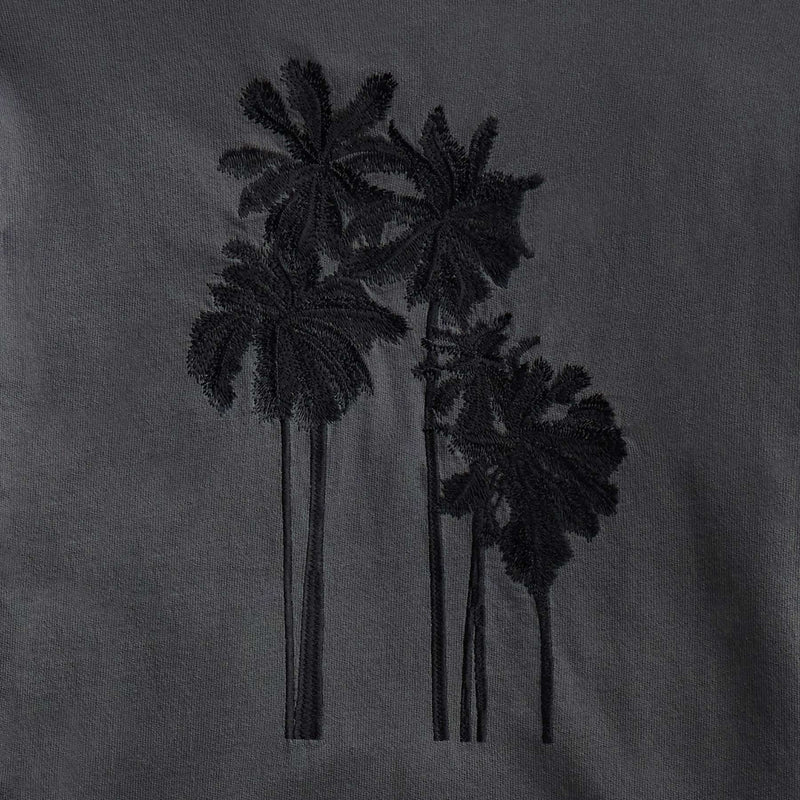 Palm Tree Sweat Top in Magma/Black | James Perse Los Angeles