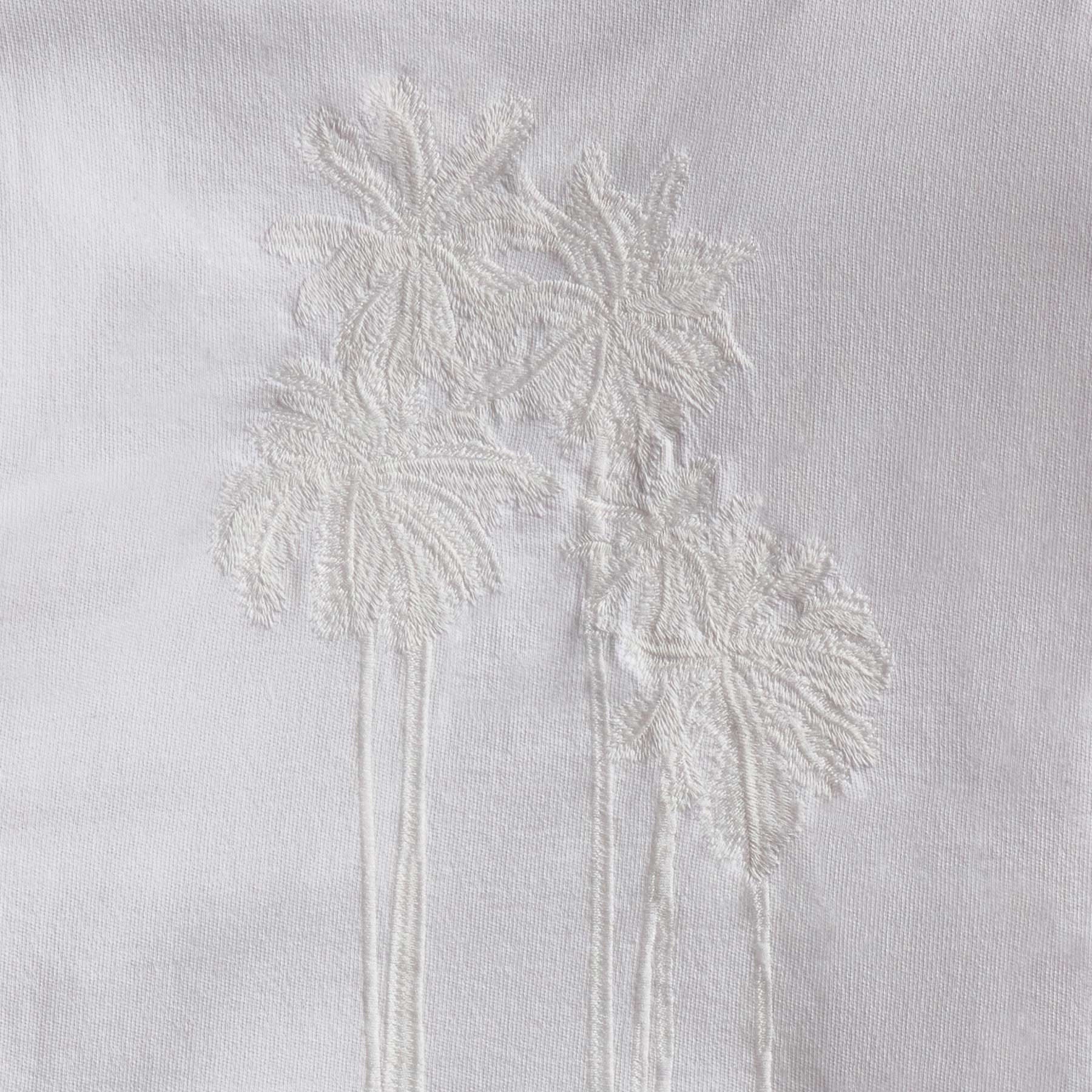 Palm Tree Sweat Top in White/White | James Perse Los Angeles