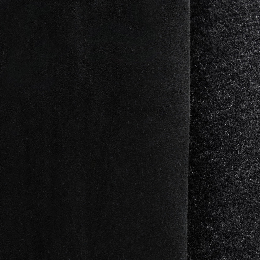 Suede Front Sweater Cardigan in Coal | James Perse Los Angeles FLAT