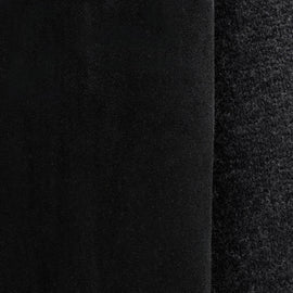 Suede Front Sweater Cardigan in Coal | James Perse Los Angeles FLAT