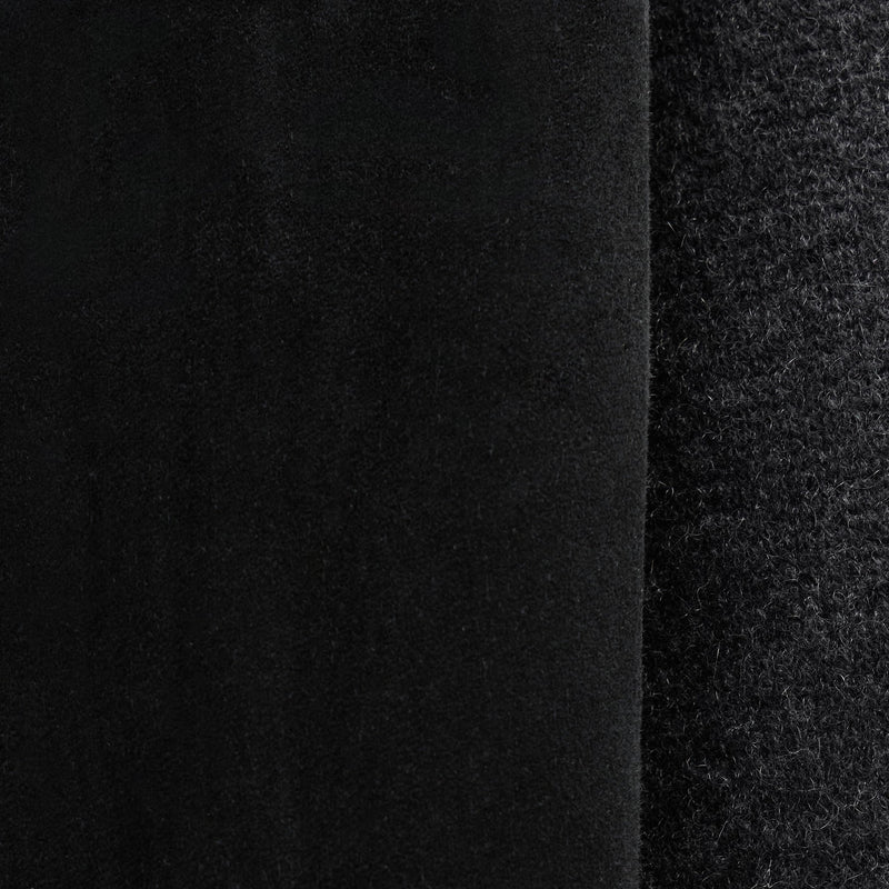 Suede Front Sweater Cardigan in Coal | James Perse Los Angeles FLAT