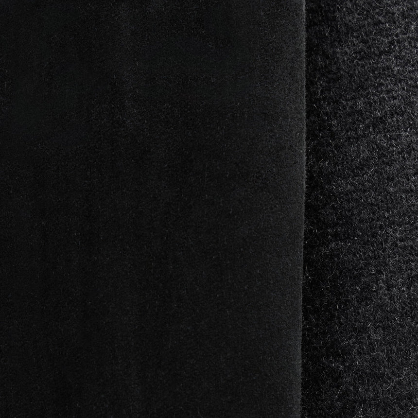 Suede Front Sweater Cardigan in Coal | James Perse Los Angeles FLAT