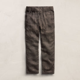 Montecito Linen Trouser in Bark | James Perse Los Angeles