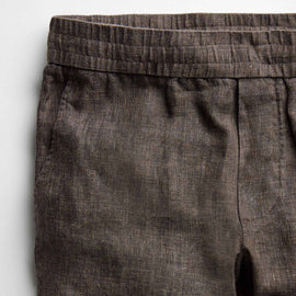Montecito Linen Trouser in Bark | James Perse Los Angeles
