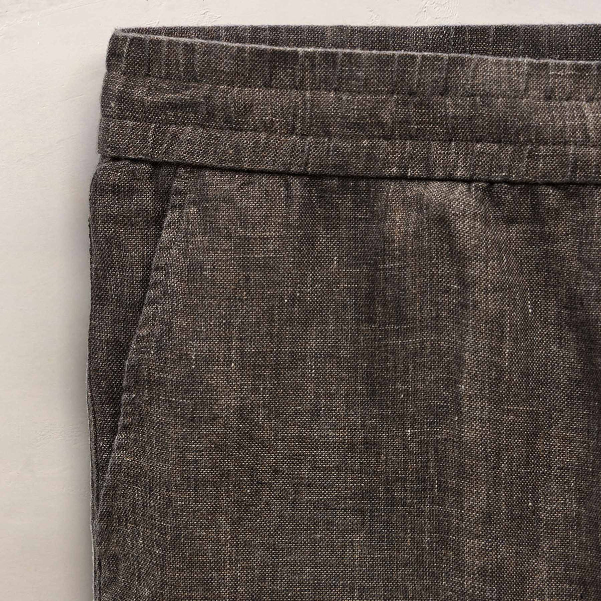 Montecito Linen Trouser in Bark | James Perse Los Angeles