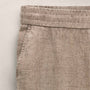 Montecito Linen Trouser in Soft Beige | James Perse Los Angeles