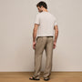 Montecito Linen Trouser in Soft Beige | James Perse Los Angeles