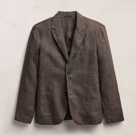 Montecito Linen Blazer in Bark | James Perse Los Angeles