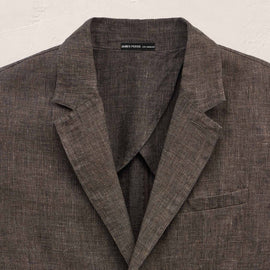 Montecito Linen Blazer in Bark | James Perse Los Angeles