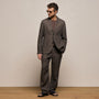 Montecito Linen Blazer in Bark | James Perse Los Angeles