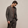 Montecito Linen Blazer in Bark | James Perse Los Angeles