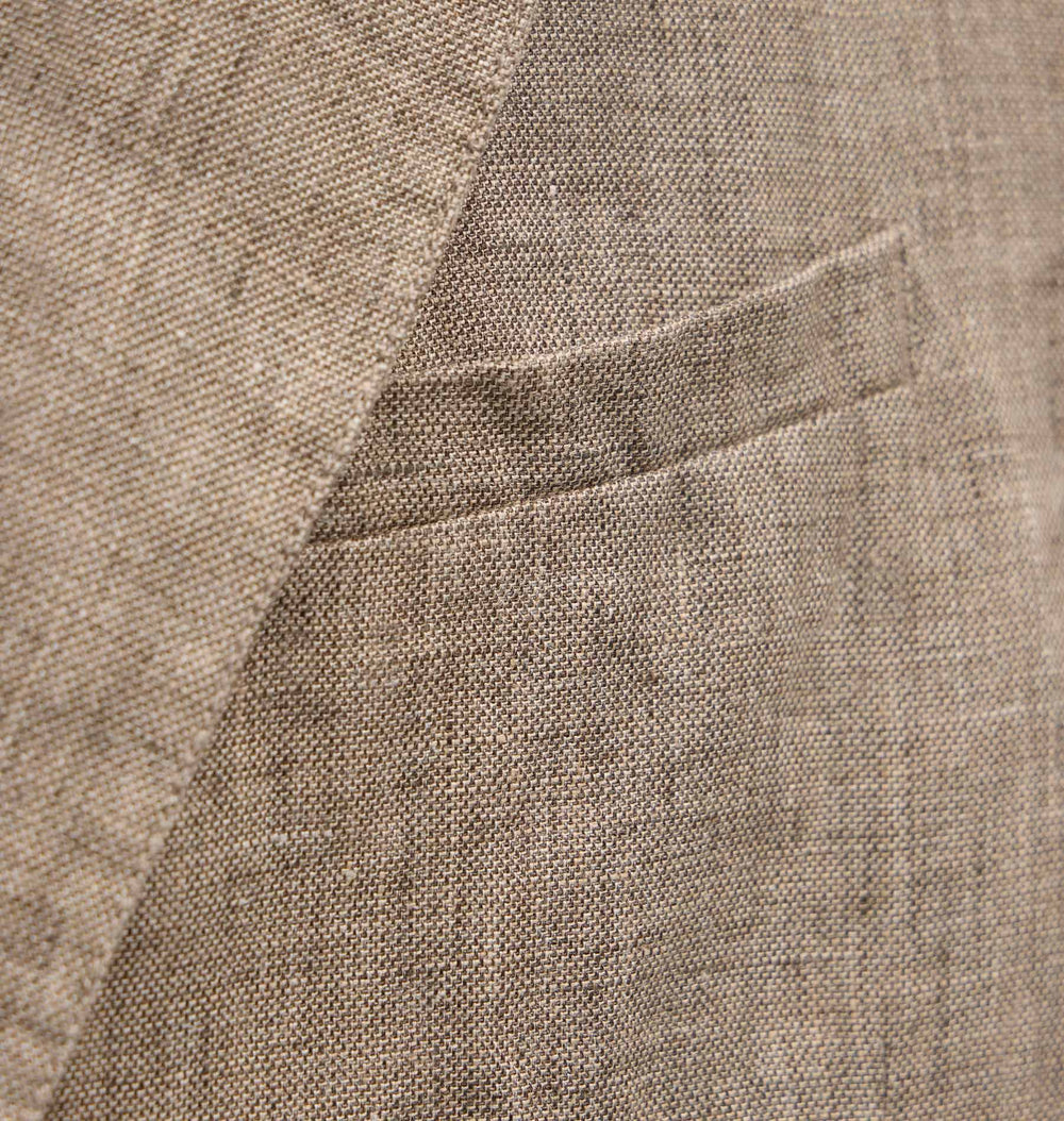 Montecito Linen Blazer in Soft Beige | James Perse Los Angeles