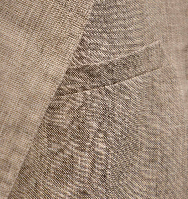 Montecito Linen Blazer in Soft Beige | James Perse Los Angeles