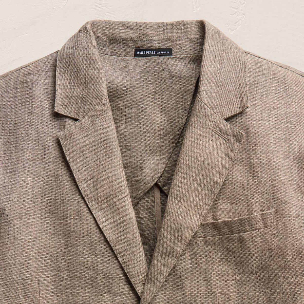 Montecito Linen Blazer in Soft Beige | James Perse Los Angeles