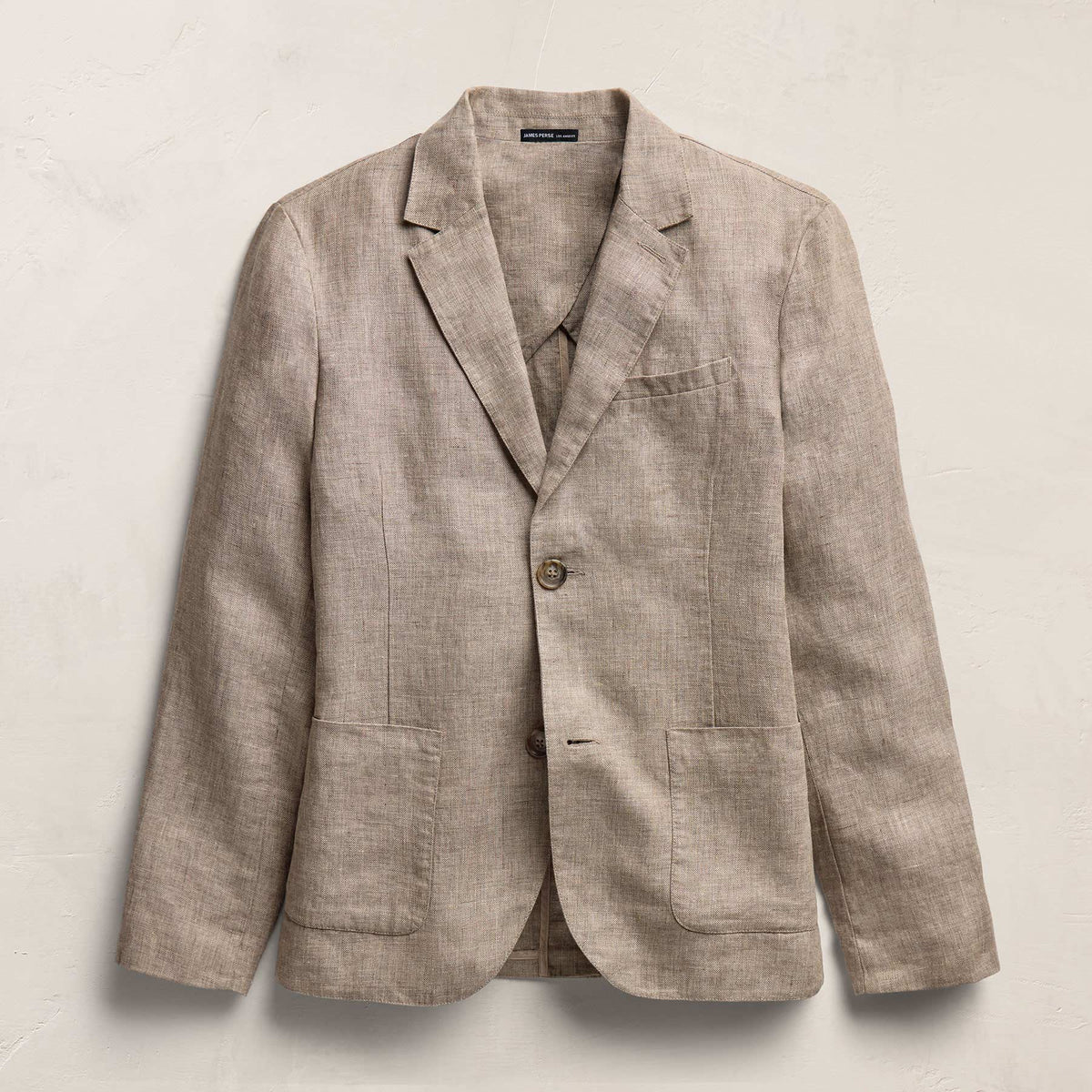 Montecito Linen Blazer in Soft Beige | James Perse Los Angeles