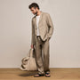 Montecito Linen Blazer in Soft Beige | James Perse Los Angeles