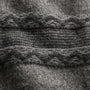 Camel Hair Intarsia Zip Front - Mid Grey/Anthracite | James Perse Los Angeles