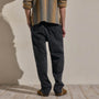 Herringbone Twill Trouser in Blue Noir Pigment | James Perse Los Angeles