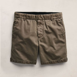 Herringbone Surplus Short in Light Olive Pigment | James Perse Los Angeles