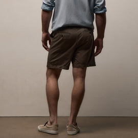 Herringbone Surplus Short in Light Olive Pigment | James Perse Los Angeles