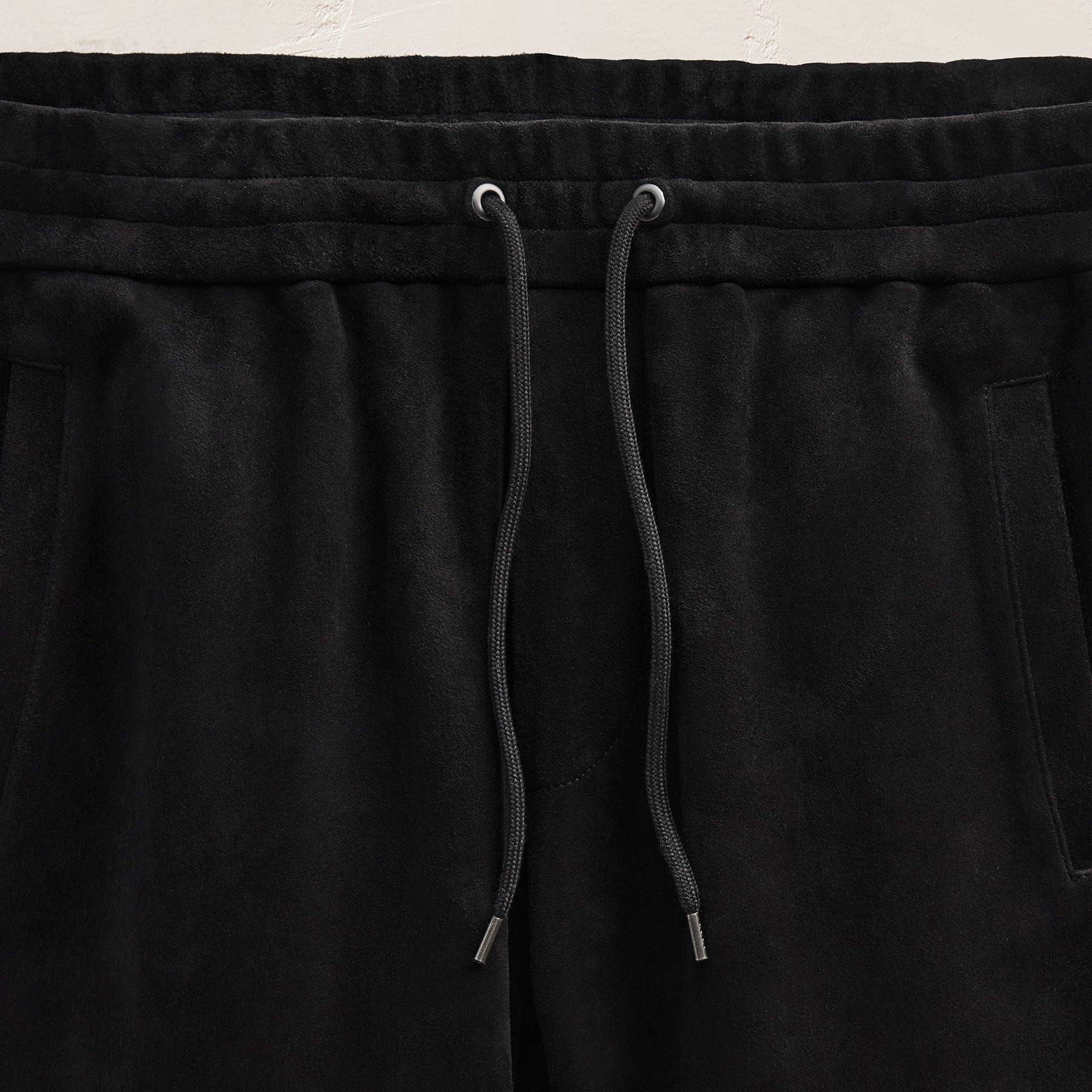 Suede Pant in Black | James Perse Los Angeles