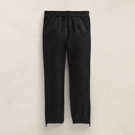 Suede Pant in Black | James Perse Los Angeles