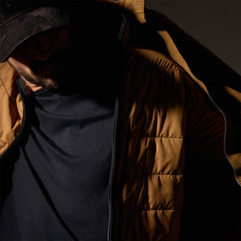 Suede Ranch Jacket in Tobacco | James Perse Los Angeles