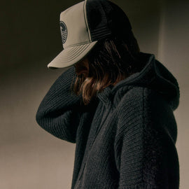 Oversized Hooded Sweater in Coal | James Perse Los Angeles / Womens