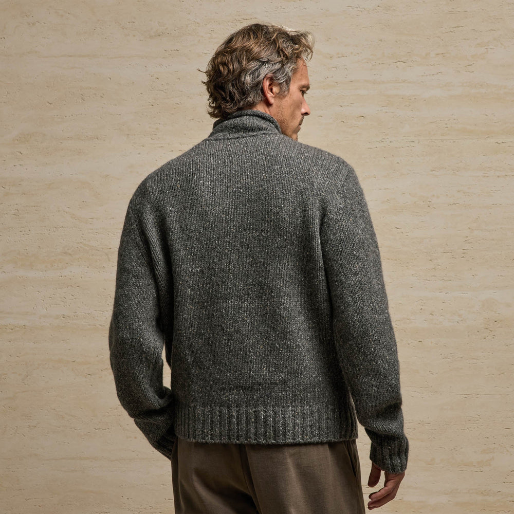 Heavy Exaggerated Turtleneck in Truffle | James Perse Los Angeles