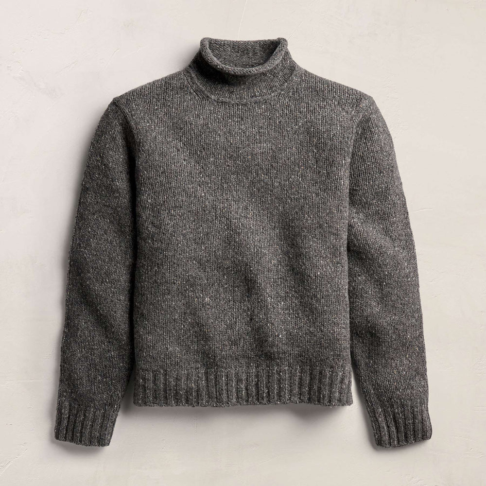 Donegal Funnel Neck Sweater in Truffle | James Perse Los Angeles