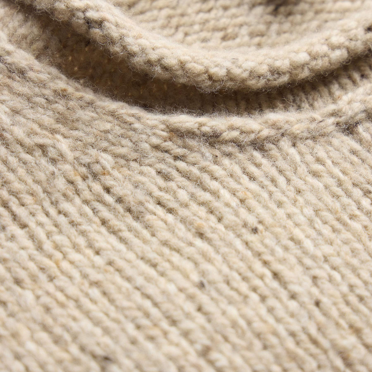 Heavy Exaggerated Crewneck in Oatmeal | James Perse Los Angeles