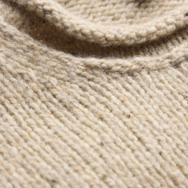 Heavy Exaggerated Crewneck in Oatmeal | James Perse Los Angeles
