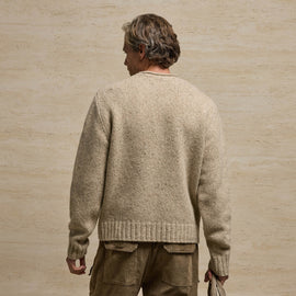 Heavy Exaggerated Crewneck in Oatmeal | James Perse Los Angeles