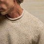 Heavy Exaggerated Crewneck in Oatmeal | James Perse Los Angeles