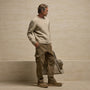 Heavy Exaggerated Crewneck in Oatmeal | James Perse Los Angeles