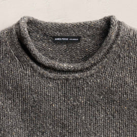 Heavy Exaggerated Crewneck in Truffle | James Perse Los Angeles
