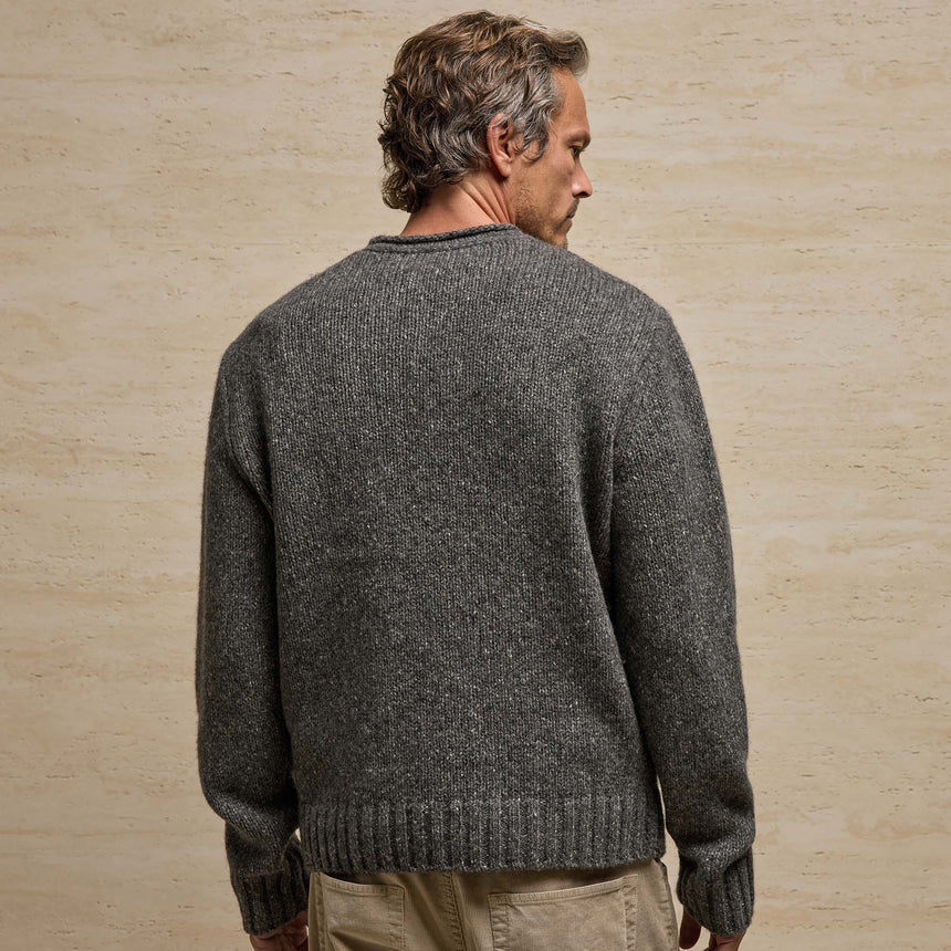 Heavy Exaggerated Crewneck in Truffle | James Perse Los Angeles