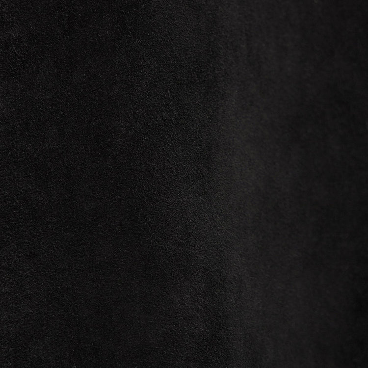 Suede Western Shirt in Black | James Perse Los Angeles