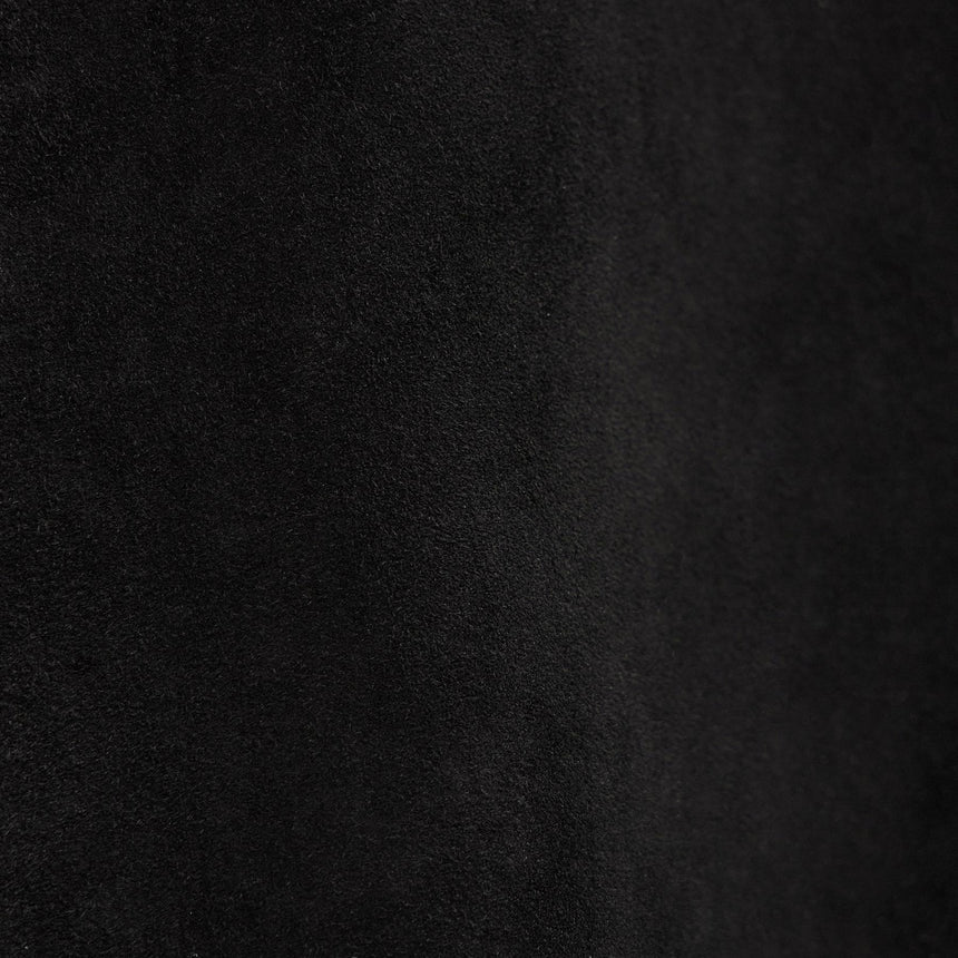 Suede Western Shirt in Black | James Perse Los Angeles FLAT