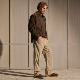 Suede Western Shirt - Bark