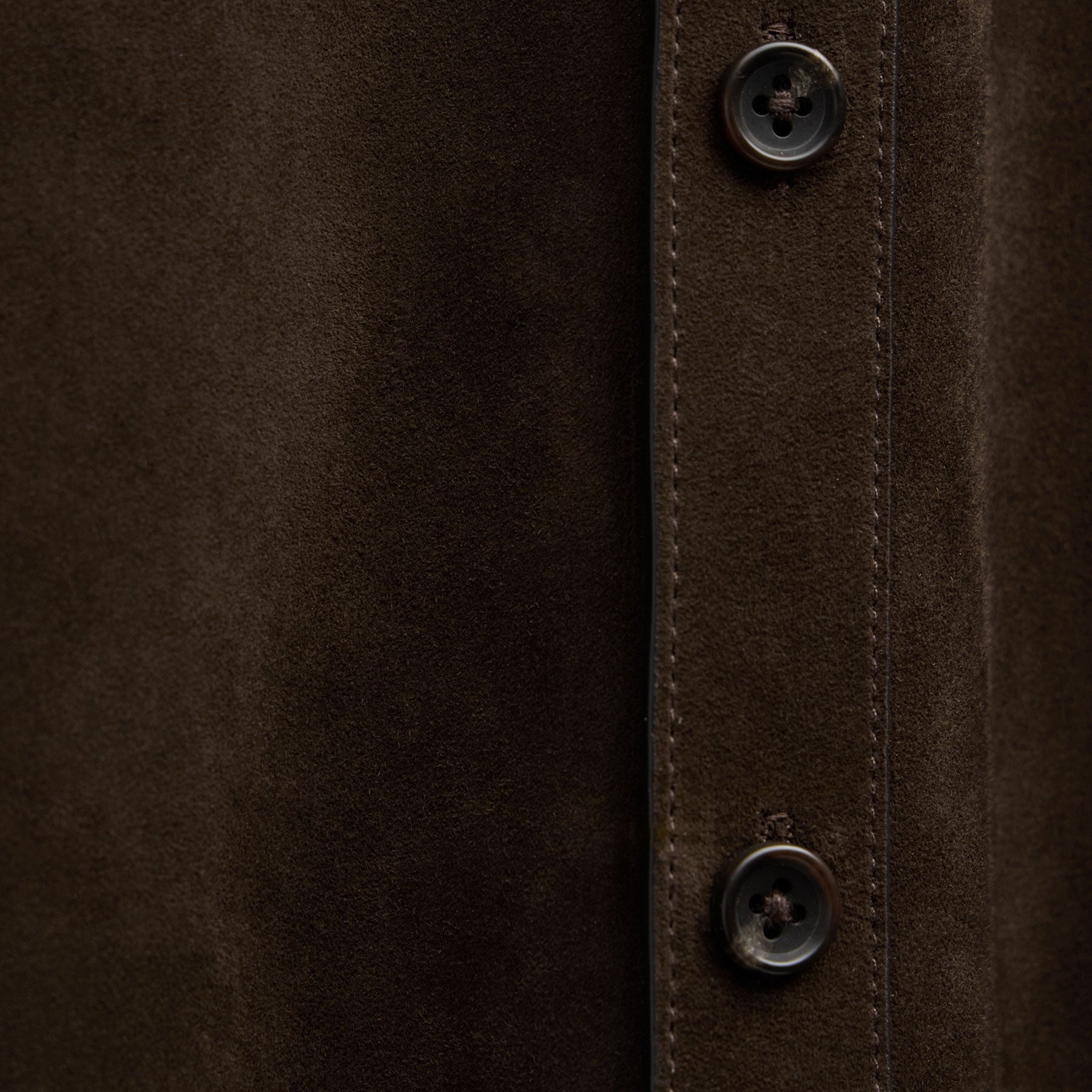 Suede Western Shirt - Bark | James Perse Los Angeles