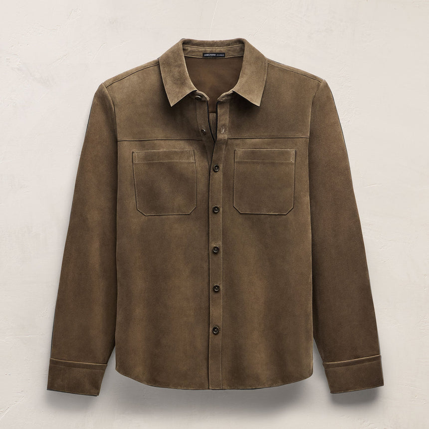 Suede Western Shirt - Coyote